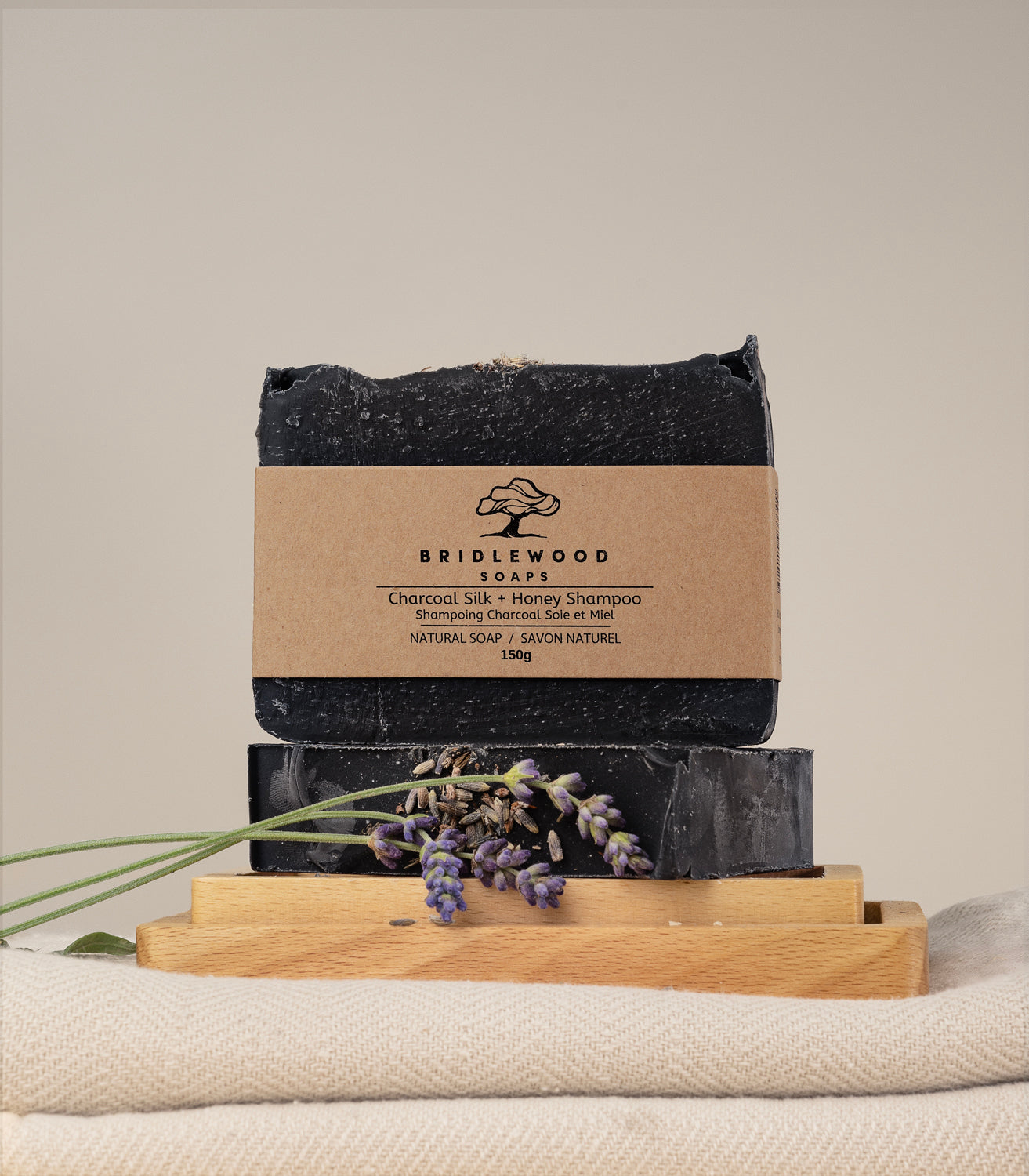 Charcoal Silk + Honey Shampoo Bar