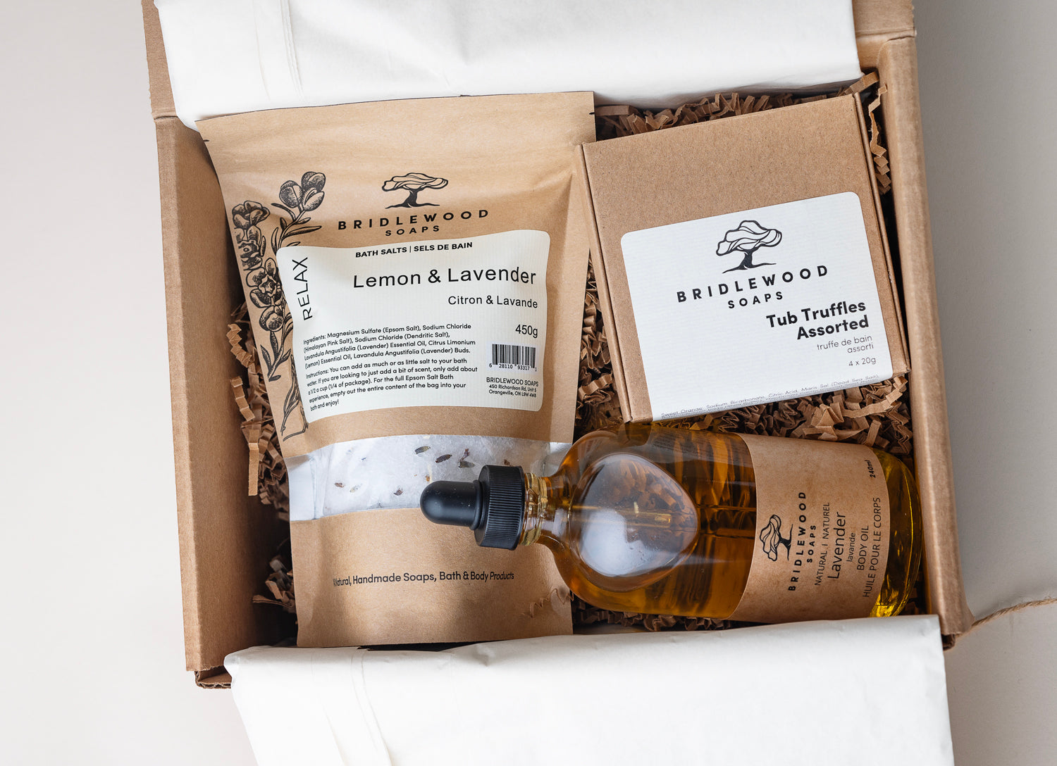 Natural Bath Gift Set