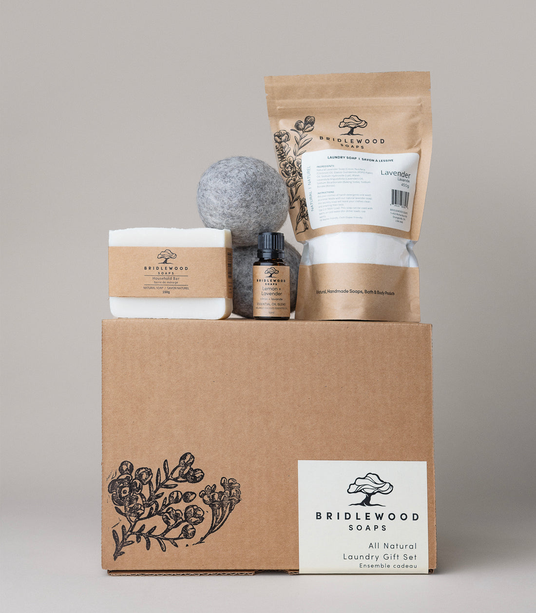 Natural Laundry Gift Set