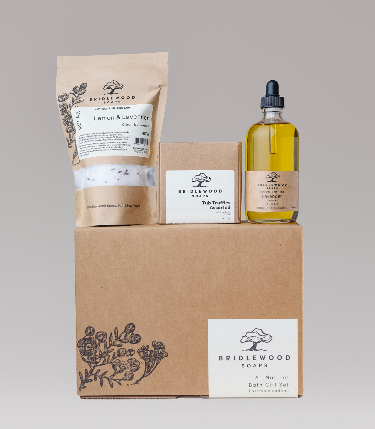 Natural Bath Gift Set